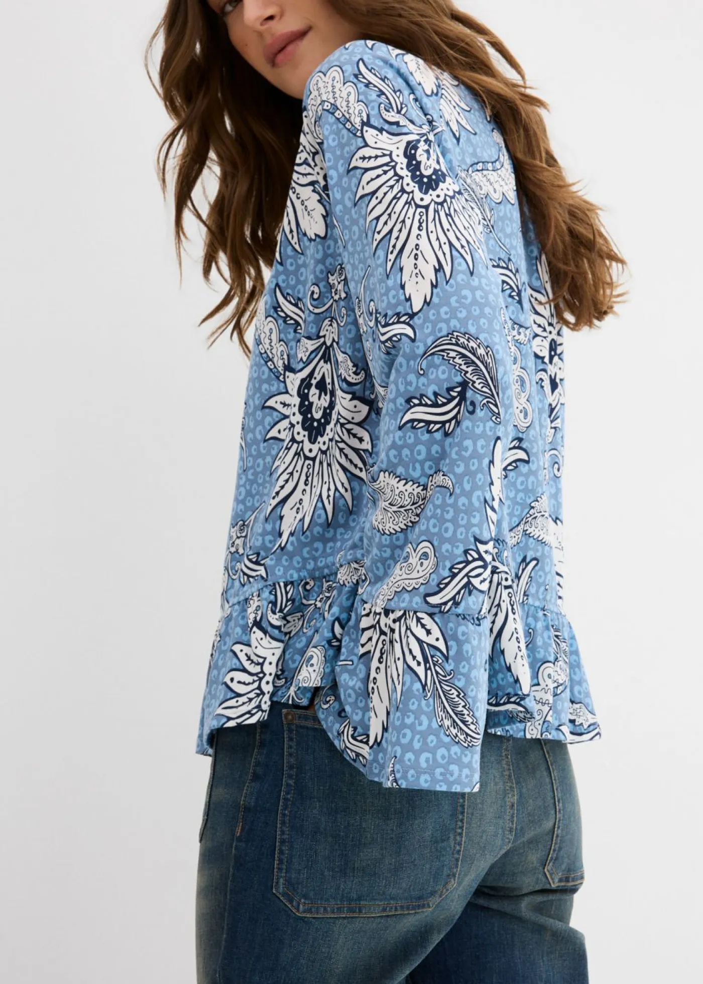 Mujer bonprix bonprix Blusa de mezcla suave de modal