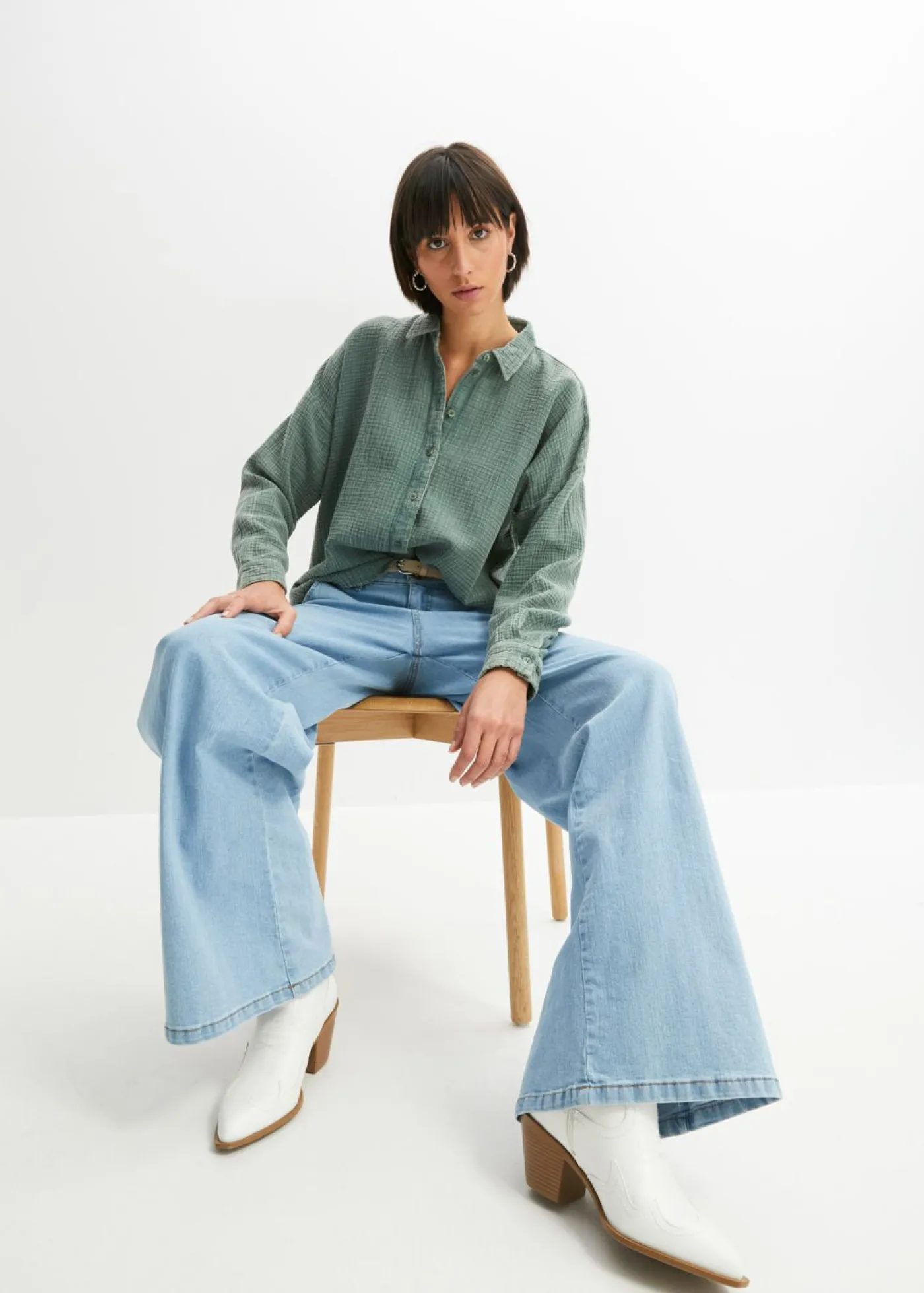 Mujer bonprix bonprix Blusa de muselina