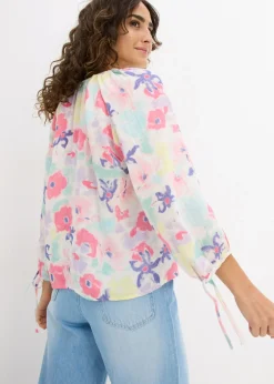 Mujer bonprix bonprix Blusa de muselina de algodón puro