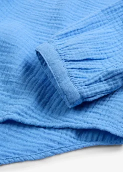 bonprix bonprix Camisas Y Blusas>Blusa de muselina suave azul provenzal