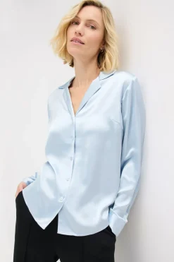 Mujer bonprix bonprix Blusa de satén fino