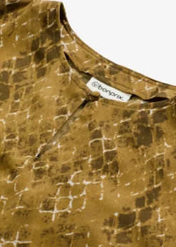 bonprix bonprix Camisas Y Blusas>Blusa de satén fluido verde oliva/verde tierra estampado