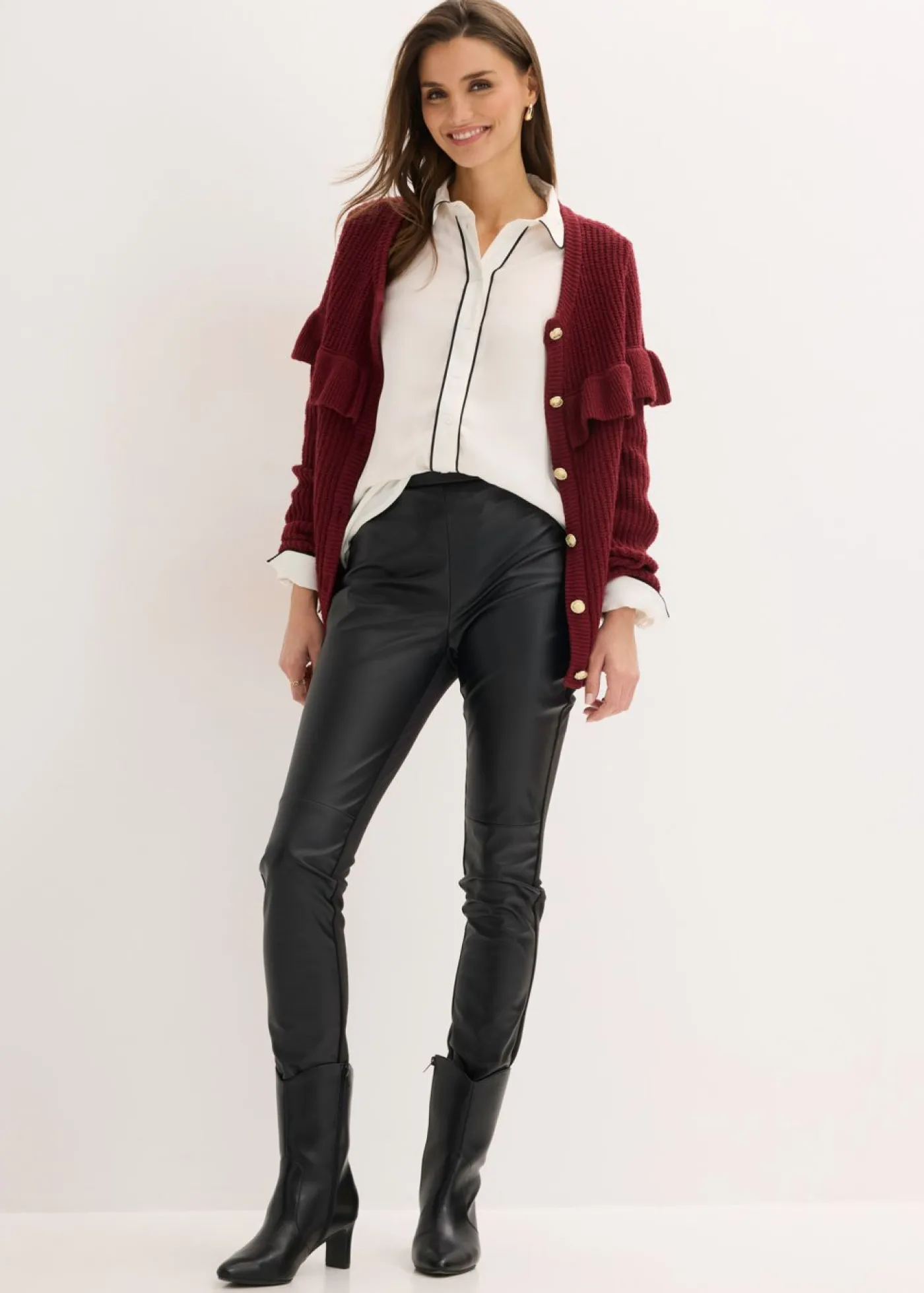 Mujer bonprix bonprix Blusa de satén fluido