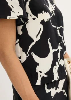 Mujer bonprix bonprix Blusa de satén fluido