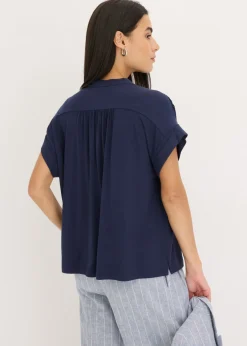 Mujer bonprix bonprix Blusa de suave mezcla de viscosa