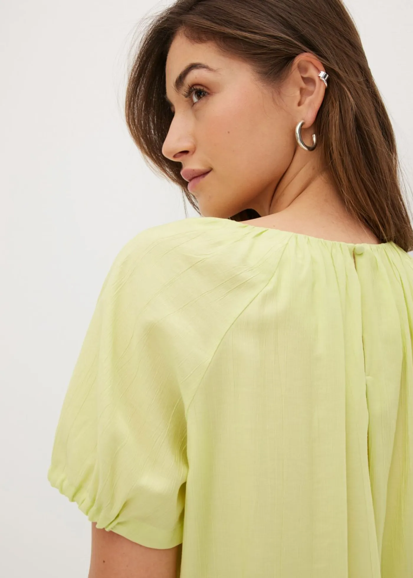 Mujer bonprix bonprix Blusa de tejido arrugado estructurado