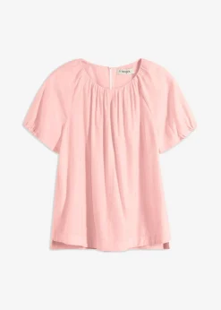 Mujer bonprix bonprix Blusa de tejido arrugado estructurado