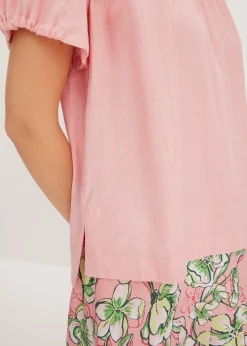 Mujer bonprix bonprix Blusa de tejido arrugado estructurado