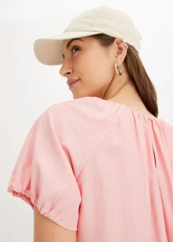 Mujer bonprix bonprix Blusa de tejido arrugado estructurado