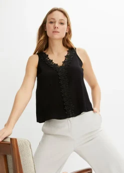 Mujer bonprix bonprix Blusa de tejido arrugado estructurado