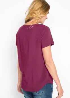 Mujer bonprix bonprix Blusa de viscosa con manga corta