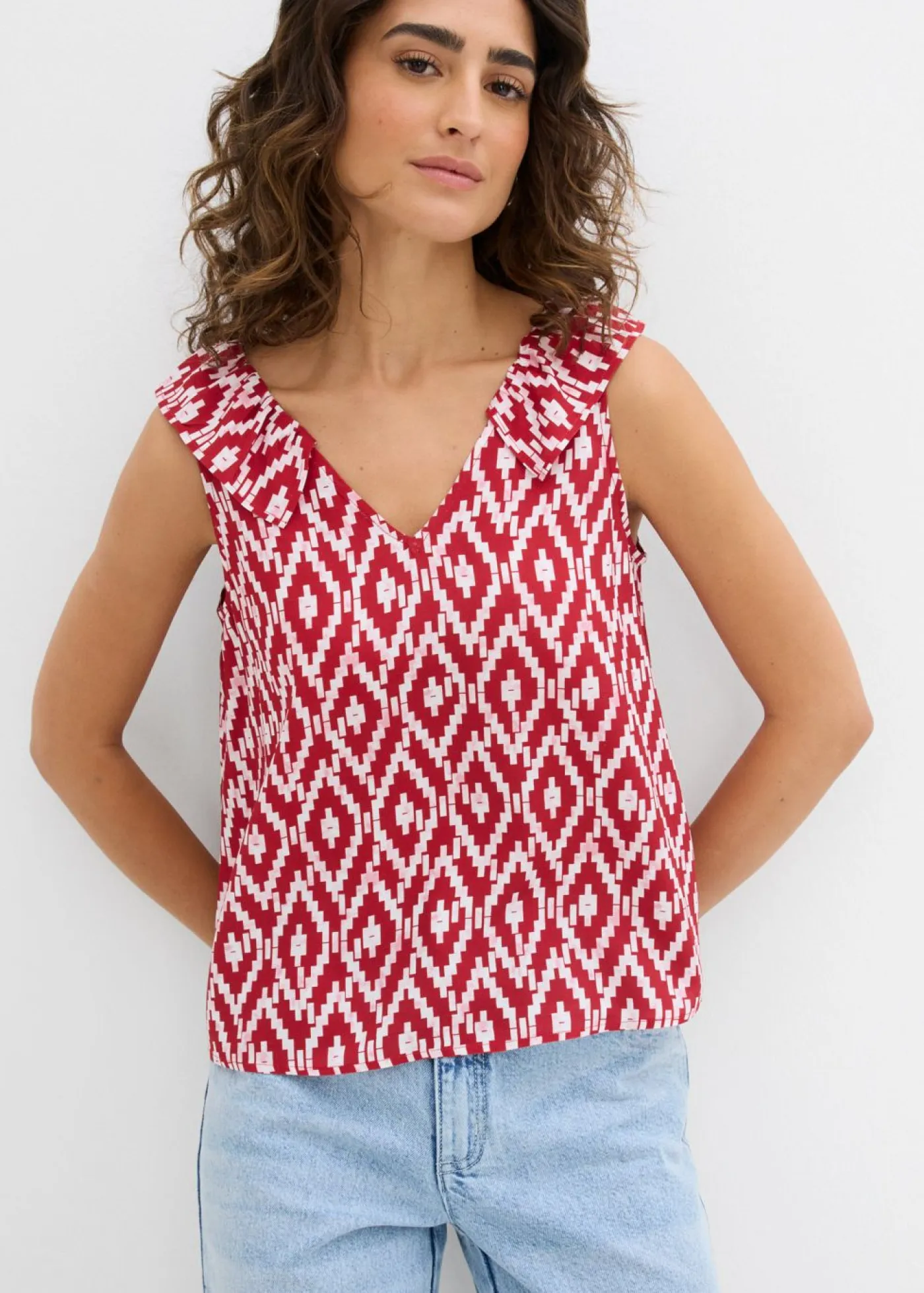 Mujer bonprix bonprix Blusa de viscosa fluida