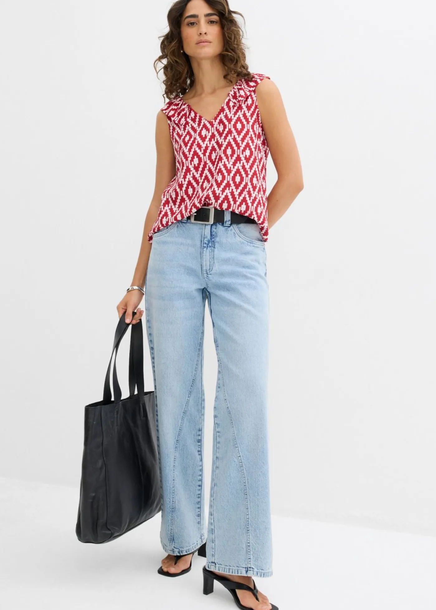 Mujer bonprix bonprix Blusa de viscosa fluida