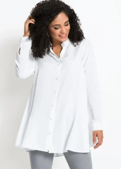 bonprix bonprix Camisas Y Blusas>Blusa de viscosa pura Blanco