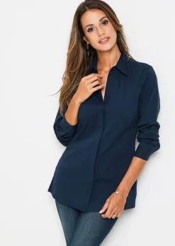 Mujer bonprix bonprix Blusa elástica larga
