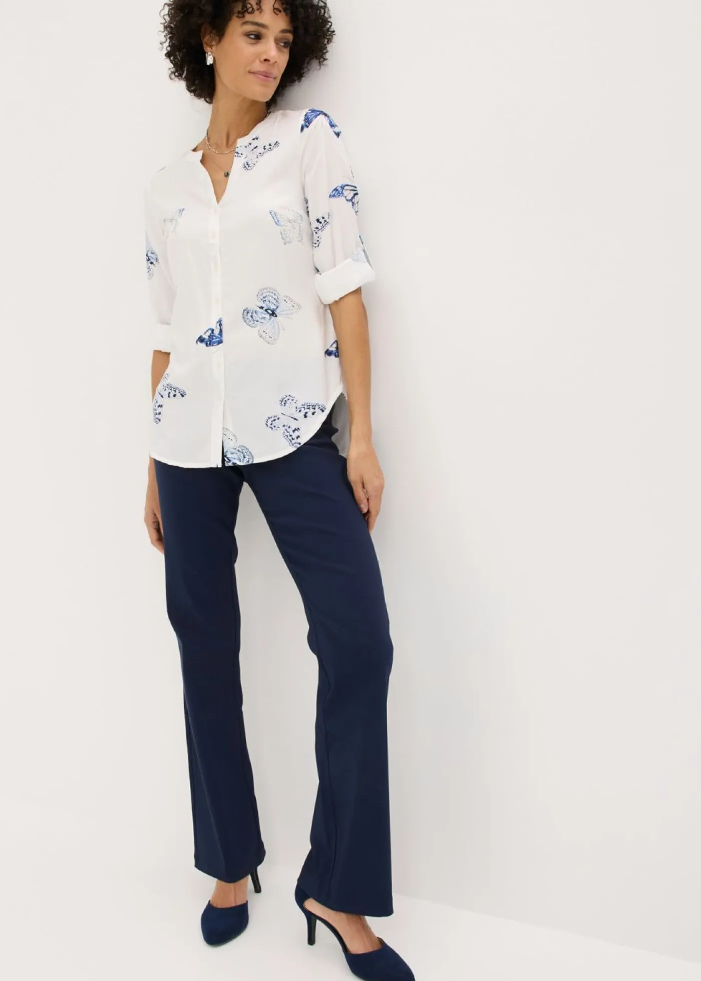 Mujer bonprix bonprix Blusa estampada de viscosa