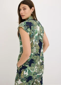 Mujer bonprix bonprix Blusa estampada de viscosa fluida