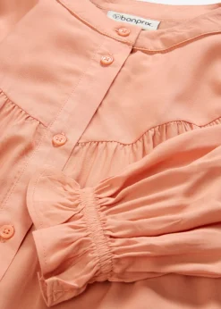 bonprix bonprix Camisas Y Blusas|Novedades>Blusa estilo prairie de viscosa fluida Albaricoque pastel