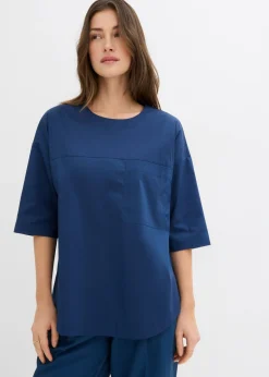 bonprix bonprix Esenciales|Camisas Y Blusas>Blusa holgada Azul almirante