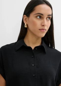 Mujer bonprix bonprix Blusa holgada de crepé estructurado