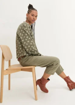 Mujer bonprix bonprix Blusa holgada de muselina vaporosa