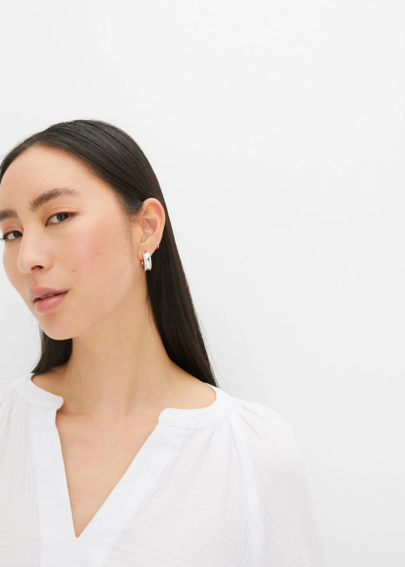 Mujer bonprix bonprix Blusa holgada de muselina