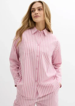 Mujer bonprix bonprix Blusa holgada de popelín de algodón