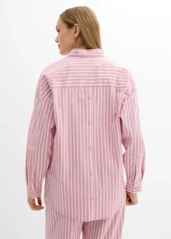 Mujer bonprix bonprix Blusa holgada de popelín de algodón