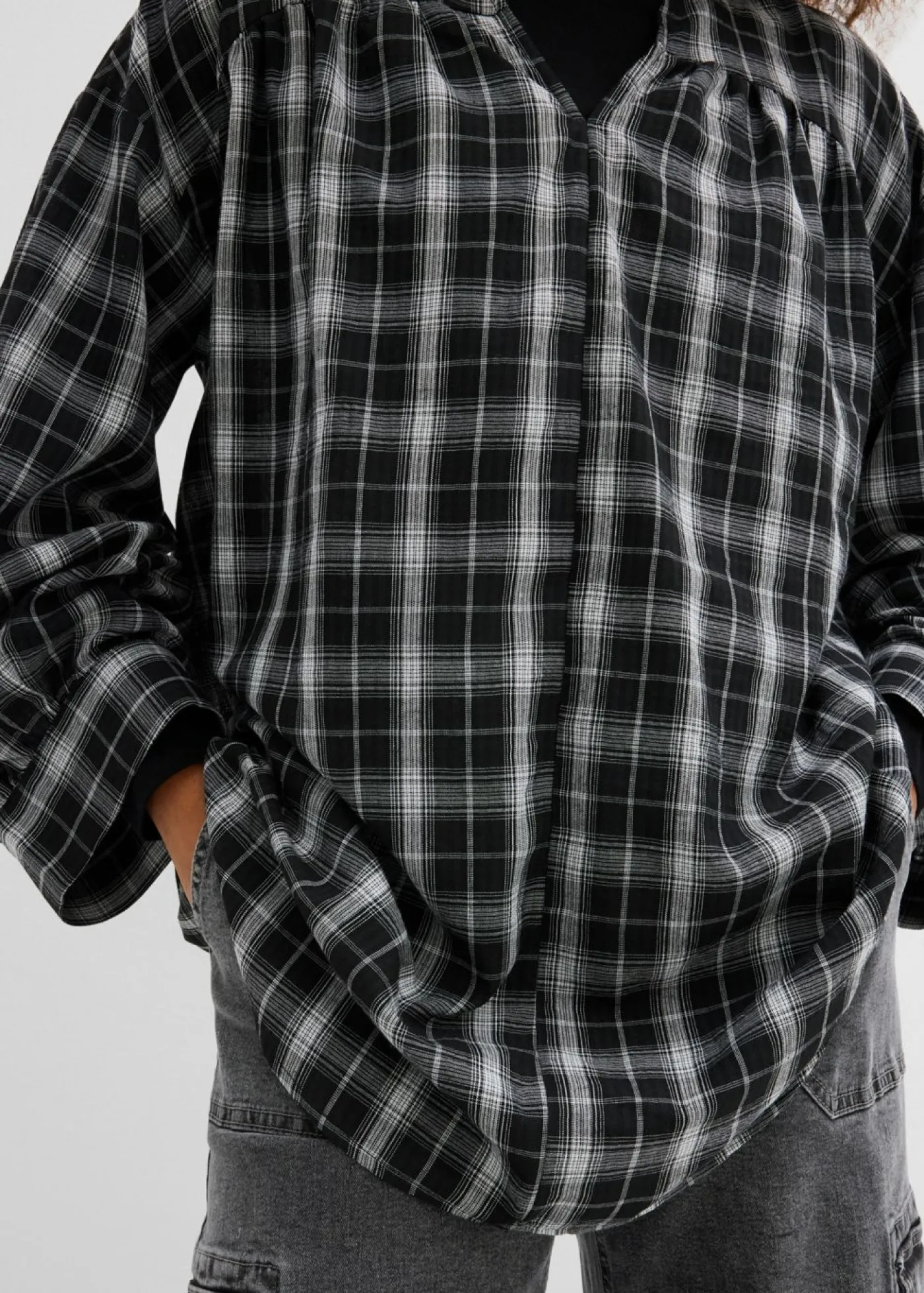 Mujer bonprix bonprix Blusa larga con corte holgado