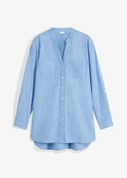 Mujer bonprix bonprix Blusa larga con mangas remangables