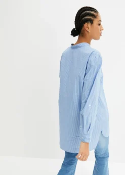 Mujer bonprix bonprix Blusa larga con mangas remangables
