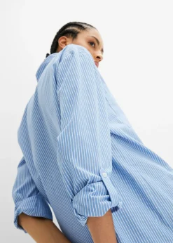 Mujer bonprix bonprix Blusa larga con mangas remangables