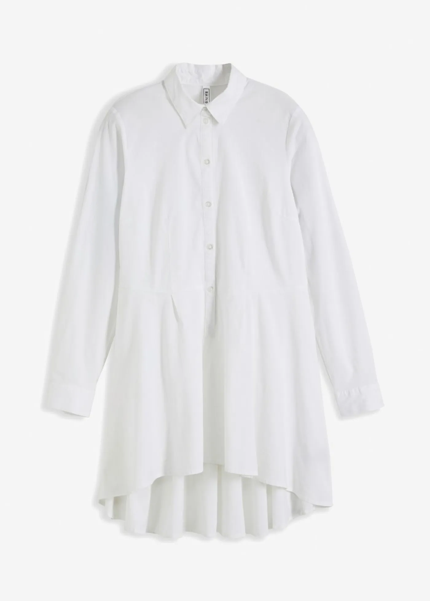 bonprix bonprix Camisas Y Blusas>Blusa larga con volante Blanco