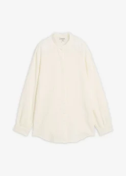 bonprix bonprix Camisas Y Blusas|Novedades>Blusa larga de muselina ligera Blanco lana