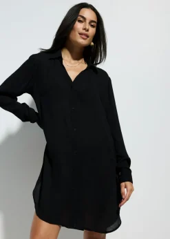 Mujer bonprix bonprix Blusa larga de playa de viscosa fluida