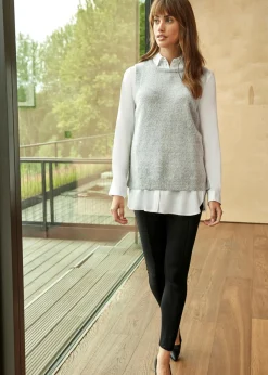 Mujer bonprix bonprix Blusa larga de viscosa pura