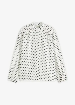 bonprix bonprix Camisas Y Blusas>Blusa oversize blanco lana topos