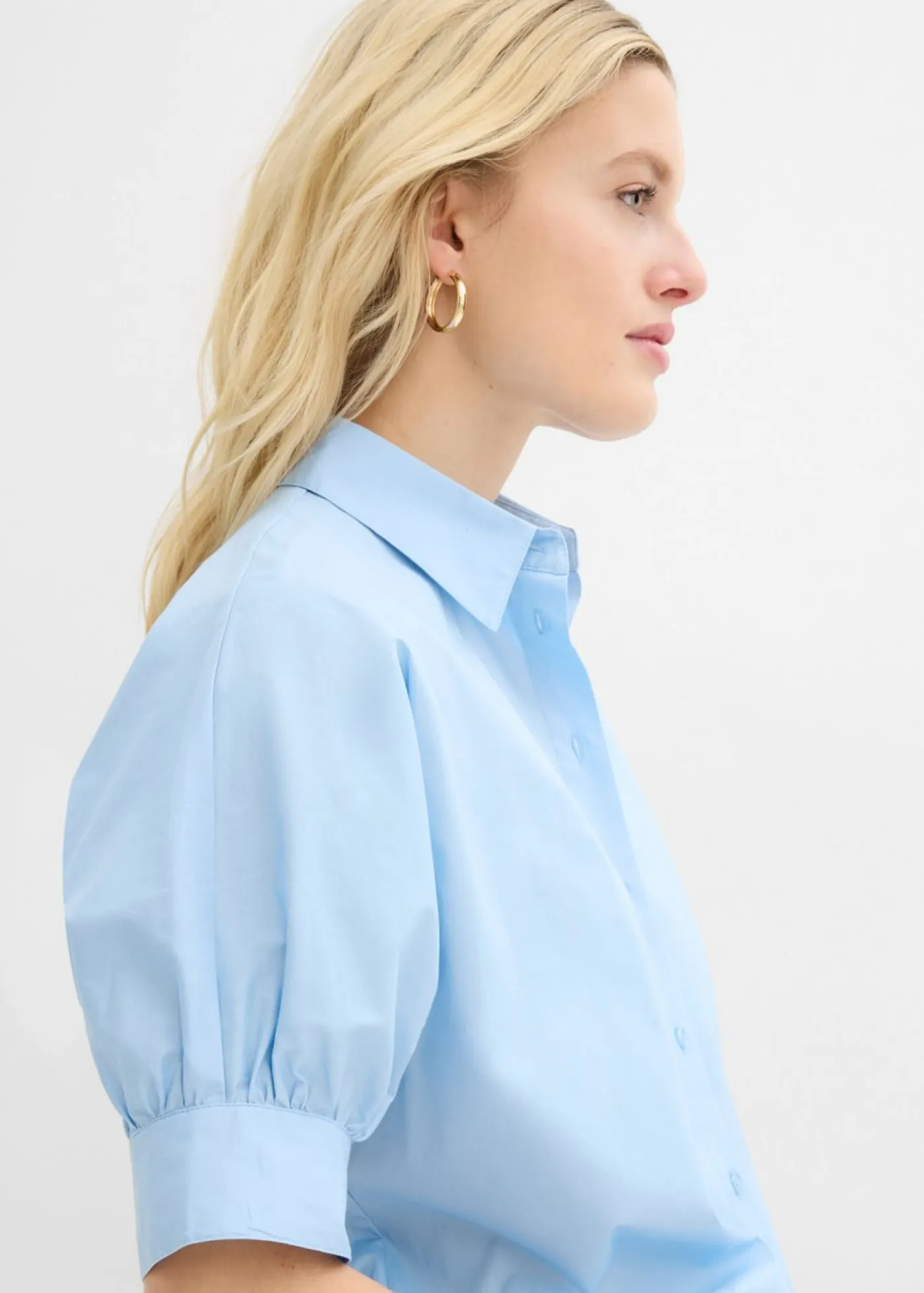 bonprix bonprix Esenciales|Camisas Y Blusas>Blusa oversize Azul claro