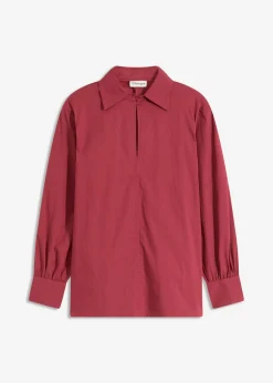 bonprix bonprix Esenciales|Camisas Y Blusas>Blusa oversize con mangas voluminosas Rojo