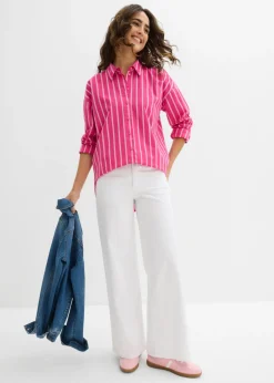 Mujer bonprix bonprix Blusa oversize de algodón puro