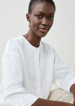 Mujer bonprix bonprix Blusa oversize de lino puro