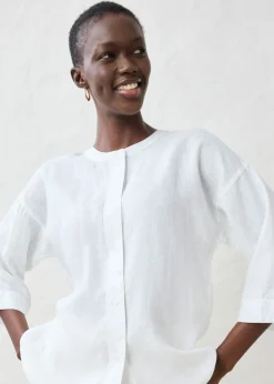 Mujer bonprix bonprix Blusa oversize de lino puro