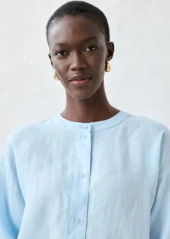 Mujer bonprix bonprix Blusa oversize de lino puro