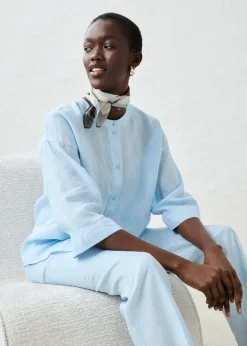 Mujer bonprix bonprix Blusa oversize de lino puro