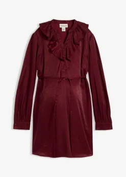 bonprix bonprix Premamá>Blusa premamá de satén fluido mora oscuro