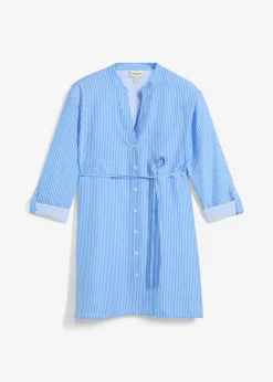 bonprix bonprix Premamá>Blusa premamá/de lactancia de algodón Azul provenzal-blanco de rayas