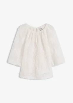 Mujer bonprix bonprix Blusa sin cierre con estampado floral texturizado