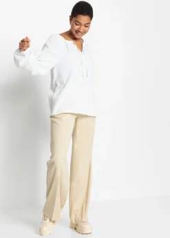 Mujer bonprix bonprix Blusa sin cierre de muselina ligera