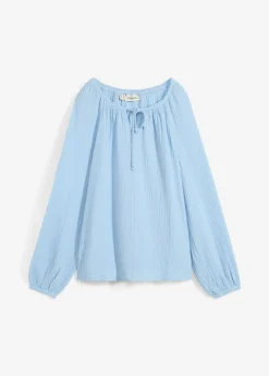 Mujer bonprix bonprix Blusa sin cierre de muselina ligera