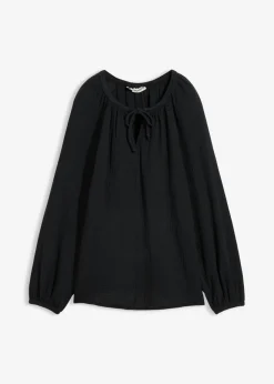 Mujer bonprix bonprix Blusa sin cierre de muselina ligera